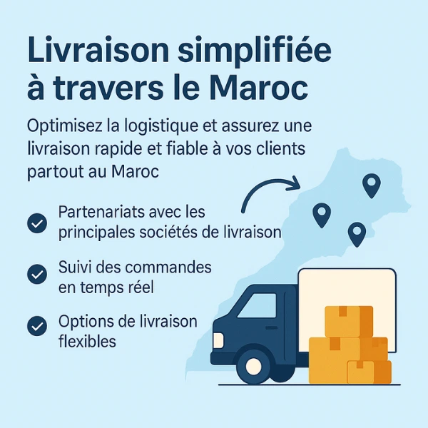 Livraison simplifiée à travers le Maroc