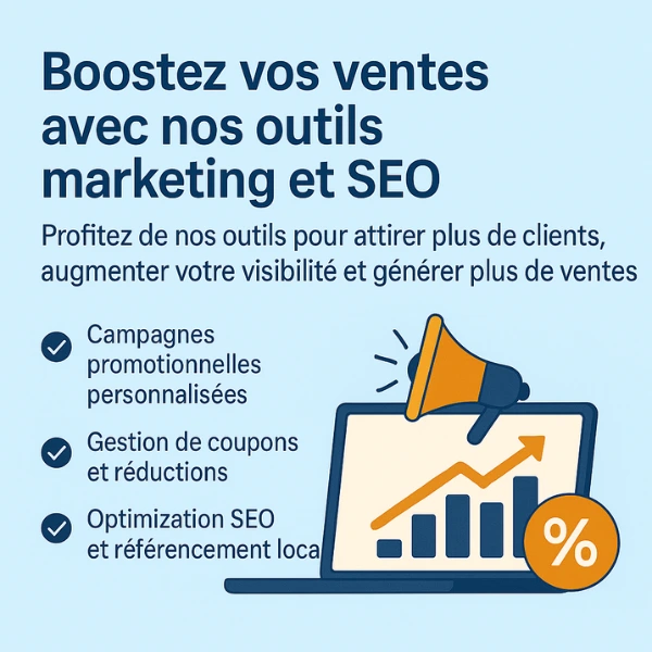 Boostez vos ventes avec nos outils marketing et SEO