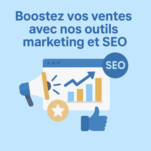 Boostez vos ventes avec nos outils marketing et SEO