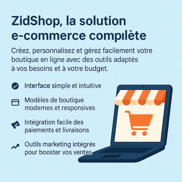 ZidShop, la solution e-commerce complète